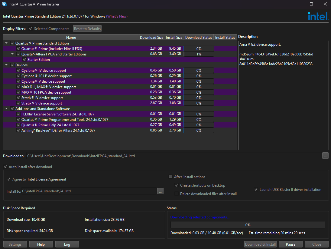 Intel Installer