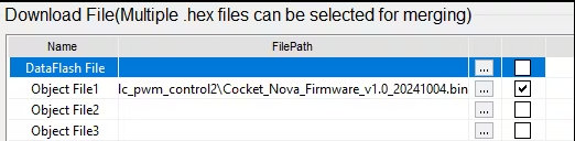 Cocket Grabar Firmware — documentación de Practicario DevLab Cocket Nova - 0.0.1