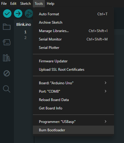 Burn Bootloader